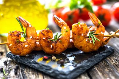 Zesty Grilled Shrimp For Your Table Grill